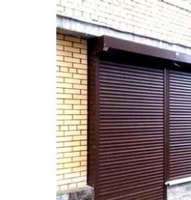 рольставни на двери - вариант 3