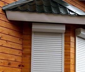 рольставни на окна наружные механические - вариант 3