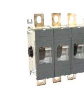 рубильник с выносной ручкой - тип 3