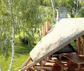 рубленные беседки для дачи - вариант 2