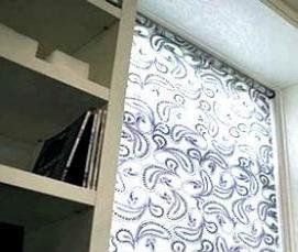 рулонные шторы на арочные окна - вариант 2