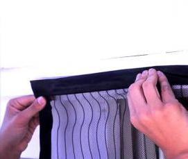 рулонные шторы на липучках - вариант 2