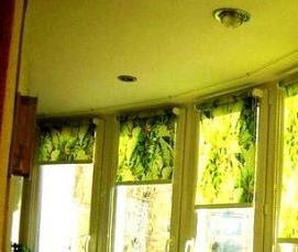 рулонные шторы на лоджию - вариант 4