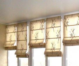 рулонные шторы на стандартное окно - модель 4