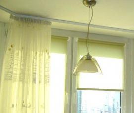 рулонные шторы на витражные окна - модель 1