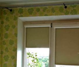рулонные шторы на витражные окна - модель 4
