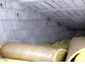 рулонный утеплитель для чердака - модель 1