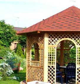 садовые беседки для дачи - модель 4