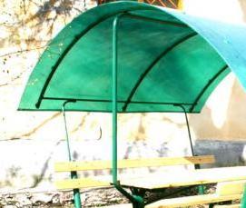 садовые беседки из поликарбоната - вариант 3