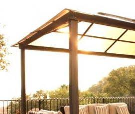 садовые беседки из поликарбоната - вариант 2