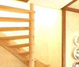 садовые деревянные лестницы - вариант 2