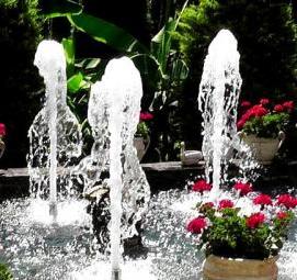 садовый фонтан без электричества - вариант 1