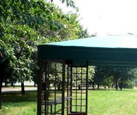 садовый шатер беседка для дачи - вариант 1