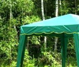 садовый шатер беседка для дачи - вариант 4