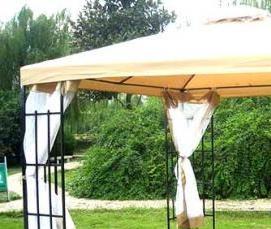 садовый шатер беседка для дачи - вариант 3