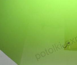 салатовый натяжной потолок - тип 4