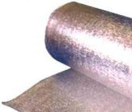 самоклеющийся утеплитель фольгированный - вариант 1