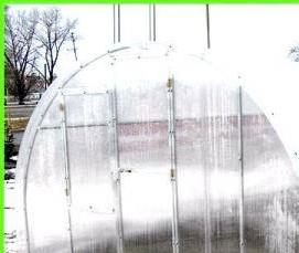 самоотапливаемая зимняя теплица - вариант 3