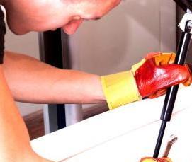 сборка мебели на шкантах - тип 1