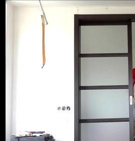 сборка раздвижных дверей - модель 4