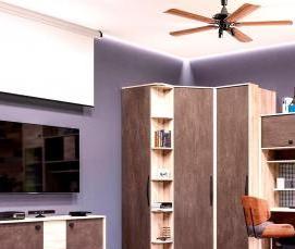 сборка встроенной мебели - модель 3