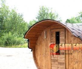 сборная баня-бочка - вариант 1