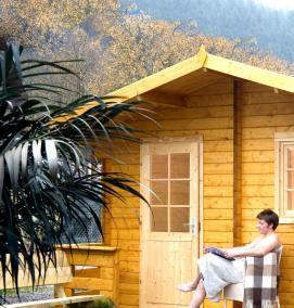 сборная баня для дачи - модель 1