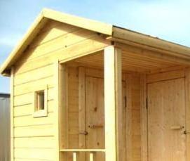сборные бытовки для дачи - вариант 4