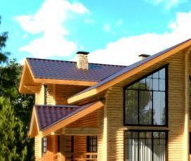 сборные дома из бруса - тип 3