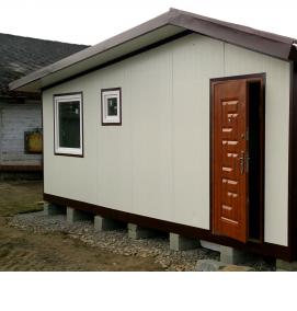 сборные дома из сэндвич-панелей - вариант 1