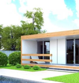 сборные дома из сэндвич-панелей - вариант 3