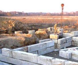 сборные фундаментные блоки - модель 2