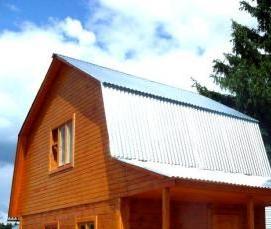 сборные каркасно-щитовые дома - модель 3