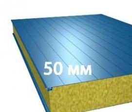 сэндвич-панели 1200 мм - модель 3