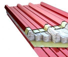 сэндвич-панели базальтовые - вариант 1