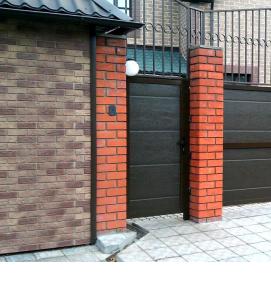сэндвич-панели для ворот - модель 1