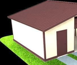 секционные сэндвич-панели - вариант 3