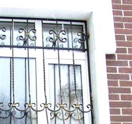 съемные решетки на окна для дачи - тип 4