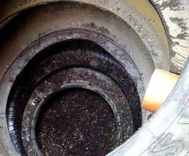 Для дома из покрышек - тип 1