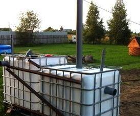 Для дачи из еврокубов - модель 2