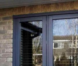 серые пластиковые окна - вариант 1