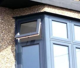 серые пластиковые окна - вариант 3