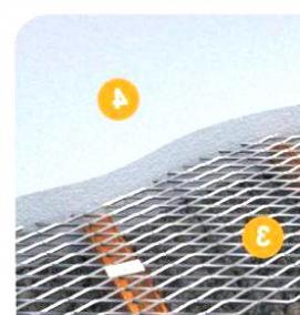 сетка для наливного пола - модель 4