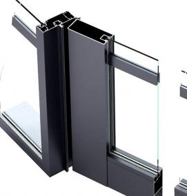 ш образный профиль для стекла - тип 2