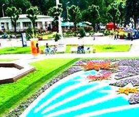 щебень декоративный дизайн - модель 1