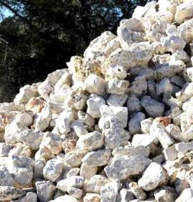 щебень известняковый - модель 1