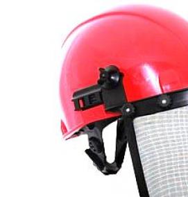 щиток защитный с креплением на каску - вариант 1