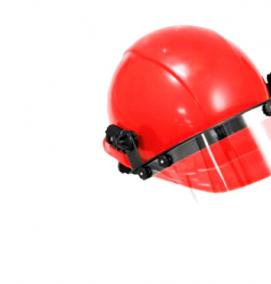 щиток защитный с креплением на каску - вариант 3