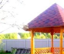 шестигранная садовая беседка - тип 3