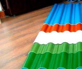 шифер пластиковый в рулонах - вариант 1